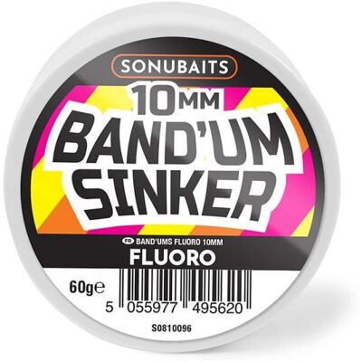 Sonubaits Band'Um Sinkers Fluoro - 10mm Sonubaits Band'Um Sinkers Fluoro - 10mm