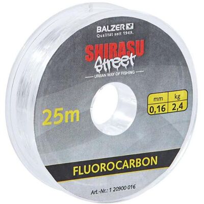 Balzer Shirasu Street Fluorocarbon 25m, 0,25mm Balzer Shirasu Street Fluorocarbon 25m, 0,25mm