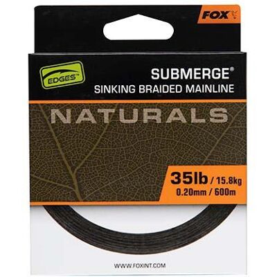 Fox Sub Nat Braid x 600m 0.20mm 35lb/15.8kg Fox Sub Nat Braid x 600m 0.20mm 35lb/15.8kg