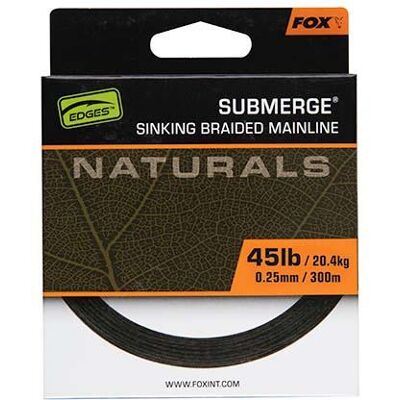 Fox Sub Nat Braid x 300m 0.25mm 45lb/20.4kg Fox Sub Nat Braid x 300m 0.25mm 45lb/20.4kg