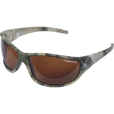 FLADEN Sonnenbrille, polarisiert, Wild Camo frame amber lens FLADEN Sonnenbrille, polarisiert, Wild Camo frame amber lens