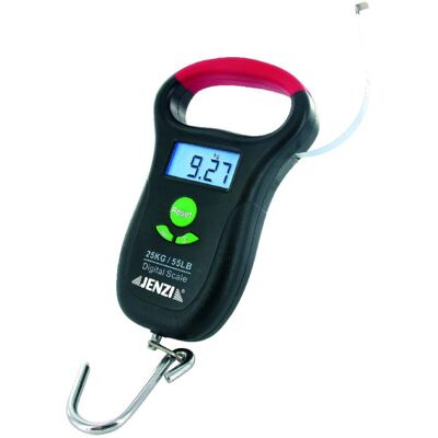 JENZI Digitale Fischwaage bis 25kg, mit Maßband JENZI Digitale Fischwaage bis 25kg, mit Maßband