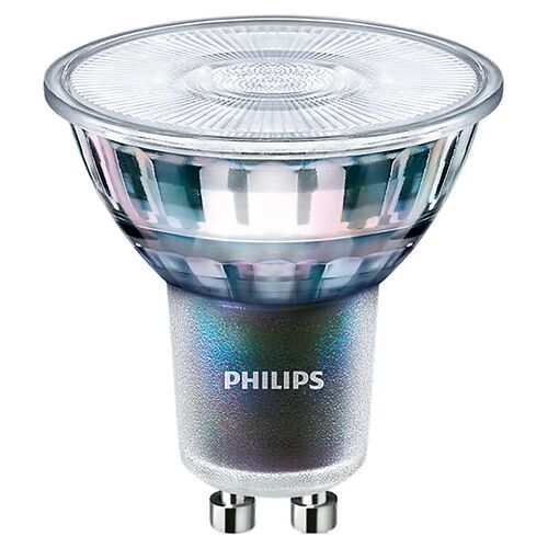 Philips Master ExpertColour GU10 LED Leuchtmittel, Strahler dimmbar warmweiß 2700K 5.5W = 50 Watt 355 Lumen 230V Winkel 36º Länge 54 mm