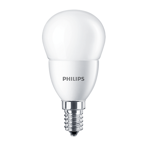 Philips CorePro LED Leuchtmittel, Länge 93 mm, Sockel E14, Winkel 150º, 7W = 60W, 806 Lumen, 2700K warmweiß