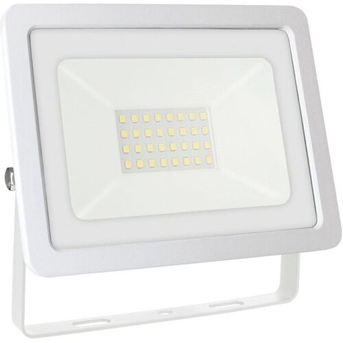 Spectrum® LED Fluter, Strahler, Scheinwerfer 30 Watt Gehäuse weiß Schutzklasse IP65 IK07 mit Alugehäuse 2500 Lumen 4000K neutralweiß