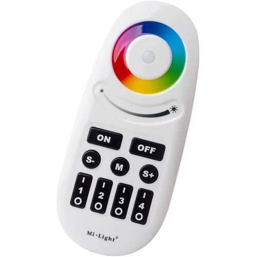 Fernbedienung RGB Stripes Funk für 4 Zonen RGB Controller, Farbwahl, Dimmfunktion, Ein/Aus, 12V