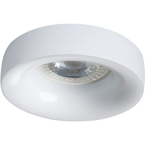 SET Einbaustrahler, Einbauspot, Einbaurahmen Aluminiumlegierung weiß, starr, rund BØ70mm + LED Leuchtmittel & GU10 Sockel wählbar