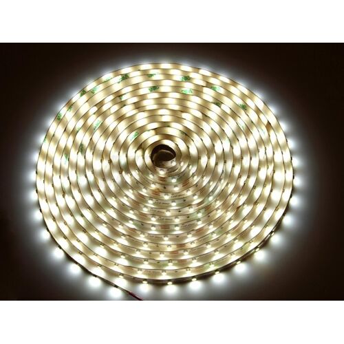 LED Strip / LED Band / LED Streifen 5m 12V DC neutralweiß 4000K 60 Watt 5100 Lumen 300 SMD selbstklebend, kürzbar & dimmbar Schutzklasse IP33