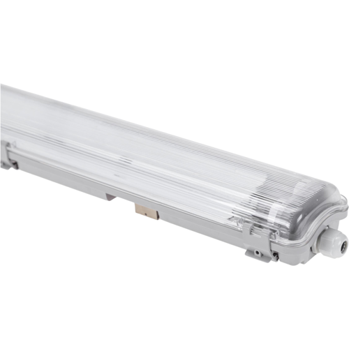 Feuchtraumleuchte, Wannenleuchte, Leiste für 2x 120CM LED Röhren T8 / G13 Wasserschutz IP65