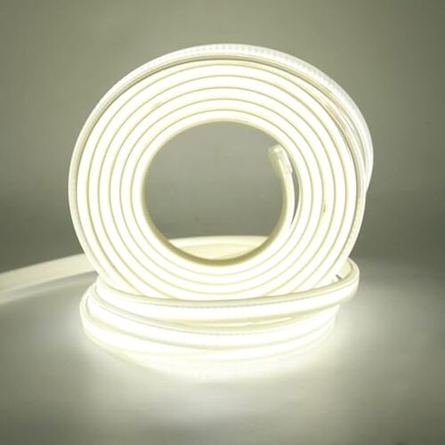 LED Streifen kaltweiß COB 230V DC, alle 0,5m kürzbar, Wunschlänge 0,5-50m auf Wunsch anschlussfertig inkl. Netzstecker 230V