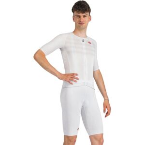 Castelli Free Aero Race S Trägerhose Weiß, Größe S Male