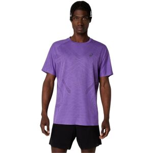Asics Metarun SS Kurzarm T-Shirt Lila, Größe XS. Male