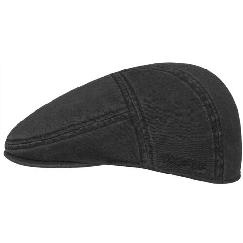 Paradise Cotton Flatcap by Stetson schwarz L (58-59 cm) unisex