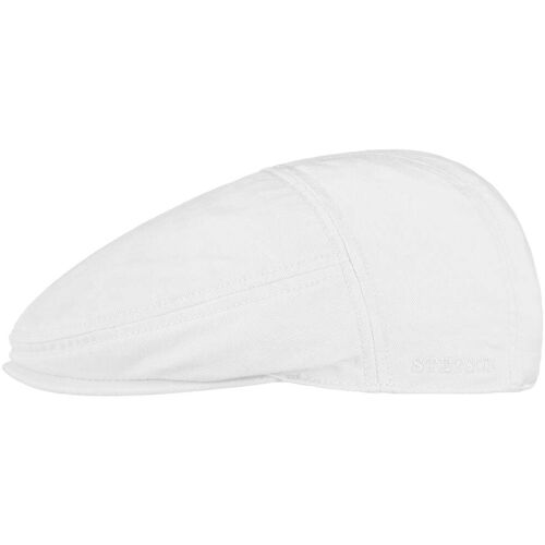 Paradise Cotton Flatcap by Stetson weiß L (58-59 cm) unisex