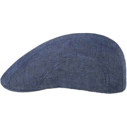 Madison Leinen Flatcap by Stetson blau 58 cm unisex