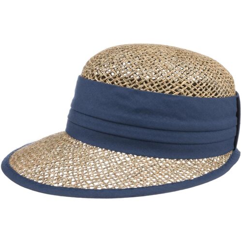 Beach Strohcap by Seeberger blau One Size female