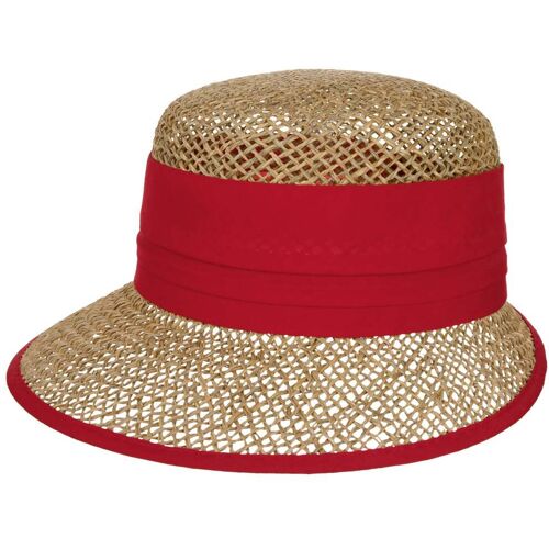 Beach Strohcap by Seeberger rot One Size female