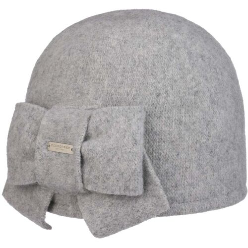 Litika Walkmütze mit Schleife by Seeberger hellgrau One Size female