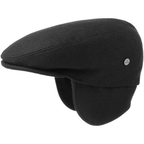 Teflon Flatcap mit Ohrenklappen by Lierys schwarz 56 cm unisex