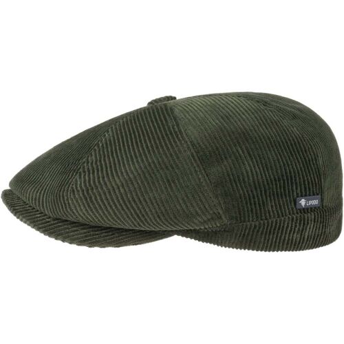8 Panel Cordial Flatcap by Lipodo oliv S (54-55 cm) unisex