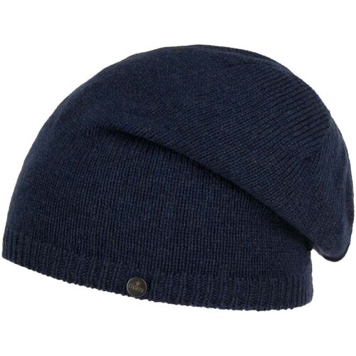 Merino Kaschmir Long Beanie by Lierys dunkelblau One Size unisex