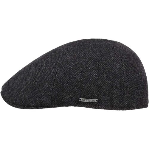 Texas Wool Herringbone Cap by Stetson schwarz-grau XL (60-61 cm) male