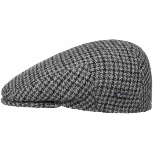 Inglese Classic Herringbone Flatcap by Lipodo grau-schwarz 55 cm unisex