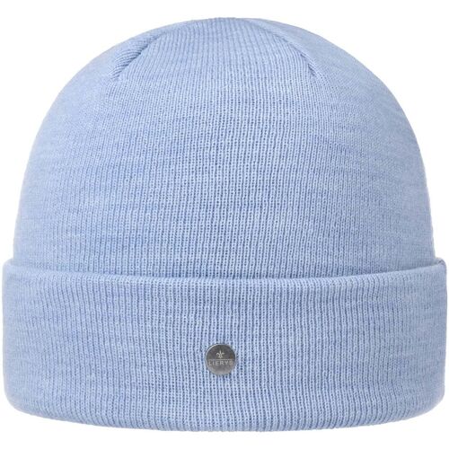 Fine Merino Colour Umschlagmütze by Lierys hellblau One Size unisex