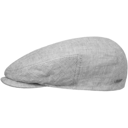 Just Linen Flatcap by Stetson hellgrau 58 cm unisex