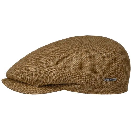 Taleco Wool Flatcap mit Leinen by Stetson hellbraun 60 cm unisex