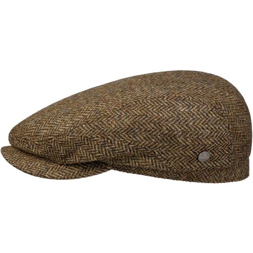 Crimson Wool Herringbone Flatcap by Lierys beige-braun 56 cm male