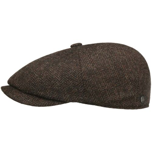 Carlsen Wool Herringbone Flatcap by Lierys braun 61 cm male