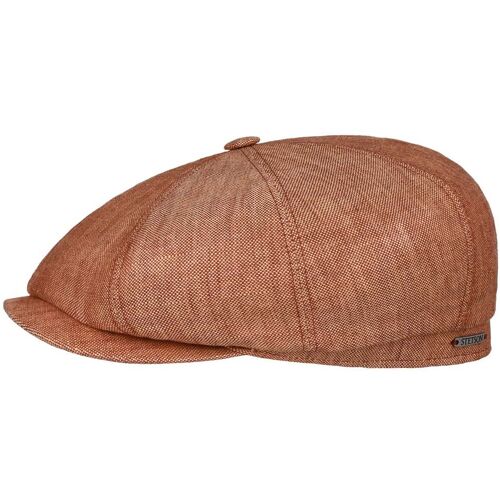 Hatteras Classic Leinen Flatcap by Stetson rost 59 cm unisex