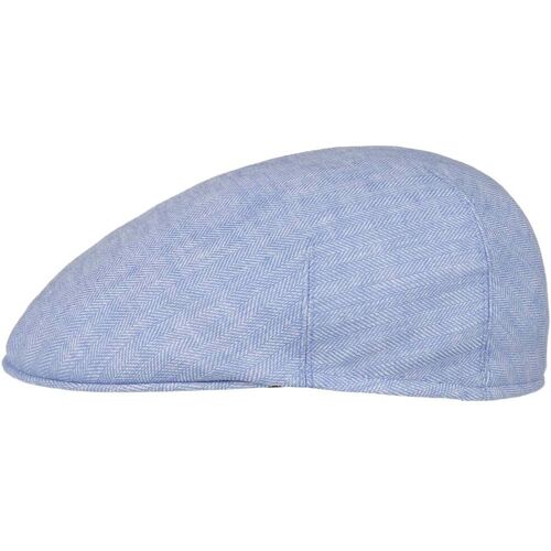 Hutshopping Coolmax Herringbone Flatcap hellblau 58 cm male