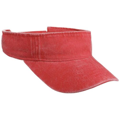 Washed Cotton Visor by Lipodo rot One Size unisex