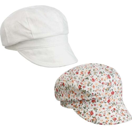 Millefleurs Cap Wendemütze by Lipodo weiß M (55-56 cm) female