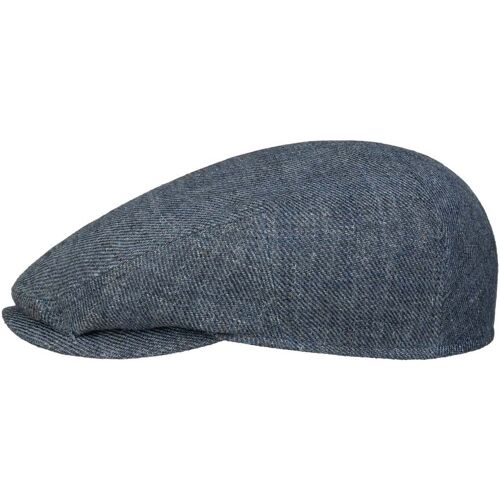 Kent Inspection Tag Flatcap by Stetson blau-meliert 55 cm male