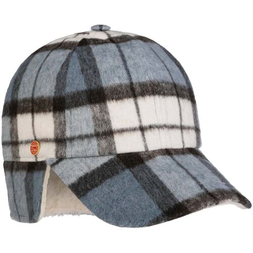 Taja Check Cap mit Ohrenklappen by Mayser schwarz-blau M (57-58 cm) unisex
