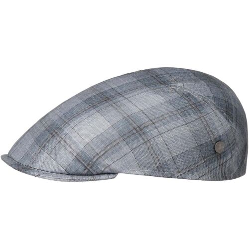 Ganzona Check Flatcap by Lierys grau-blau S (54-55 cm) male