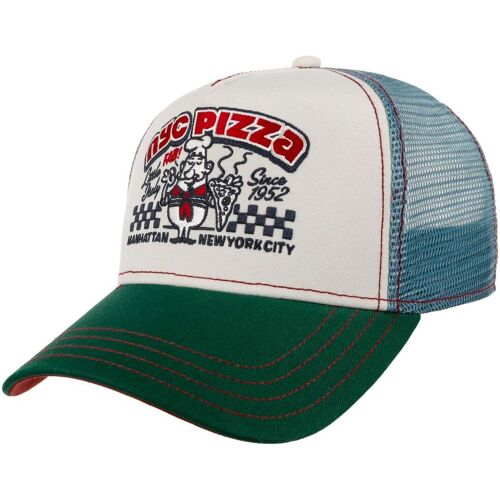 NYC Pizza Trucker Cap by JJ Hats blau-grün One Size unisex