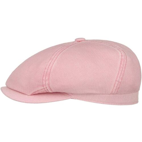 6 Panel Cotton Festival Flatcap by Stetson rosa XL (60-61 cm) unisex