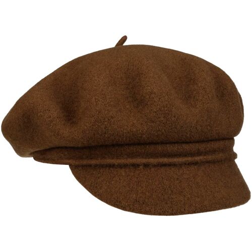 Uni Wool Ballonmütze by Barascon braun One Size female