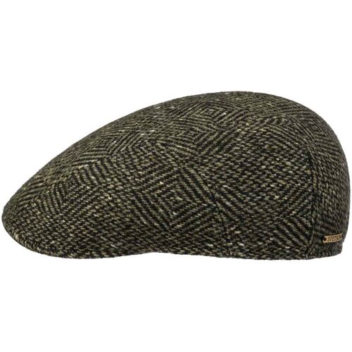 Birkdale Wool Flatcap by Stetson oliv-schwarz M (56-57 cm) male