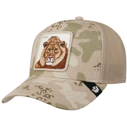 King Camo Trucker Cap by Goorin Bros. taupe One Size unisex