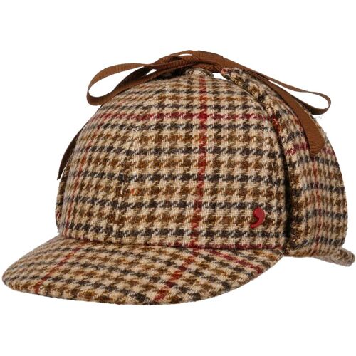 Alfonso DEste Classic Deerstalker Cap by Alfonso D'Este braun L (58-59 cm) male