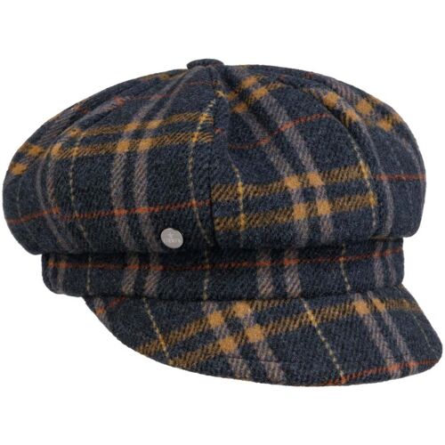 Shetland Wool Stripes Ballonmütze by Lierys blau One Size female