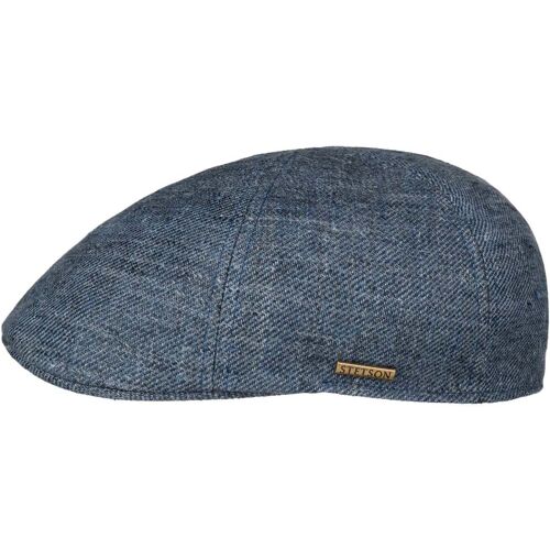 Texas Linen Twill Flatcap by Stetson dunkelblau M (56-57 cm) male