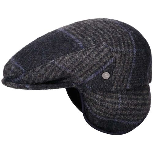 John Hanley Lambswool Flatcap by Lierys dunkelblau S (54-55 cm) male