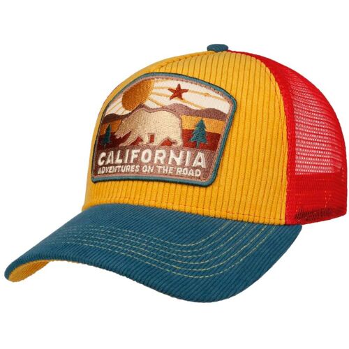 California Cord Trucker Cap by King Kerosin senf One Size unisex