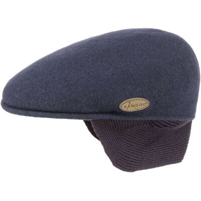 Das Original Flatcap 504 Earflaps by Kangol dunkelblau L (58-59 cm) male Das Original Flatcap 504 Earflaps by Kangol dunkelblau L (58-59 cm) male
